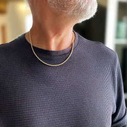 14kt  Cordel Kde-Bjrn Borg i 2,7mm tykkelse som Armbnd &amp; Halskde