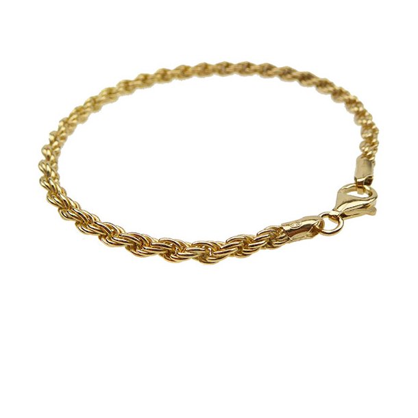3,5mm Bjrn Borg - Cordel kde i Let Oxyderet Sterlingslv - Armbnd &amp; Halskde