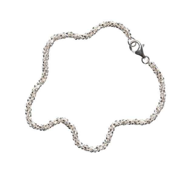 Armbnd &amp; halskde - Blank/925 DiamondCut - 2,8mm 