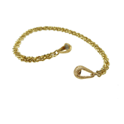 Armbnd eller Halskde - Forgyldt Diamond Star med Magnetls 