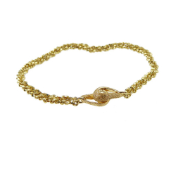 Armbnd eller Halskde - Forgyldt Diamond Star med Magnetls 