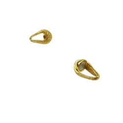 Magnetls - satineret &amp; forgyldt Sterlingslv