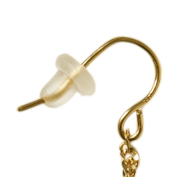 14kt reringe med drbeformet glat Pink Opal