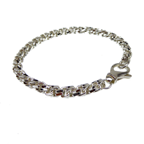 Armbnd eller halskde -Venezia Snoet i Blank Sterlingslv 5,5mm