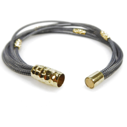 Armbnd eller halskde - Oxyderet/Forgyldt