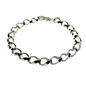 Armbnd & halskde - Rolo Snoet i Blank Sterlingslv-Bredde 7,3mm