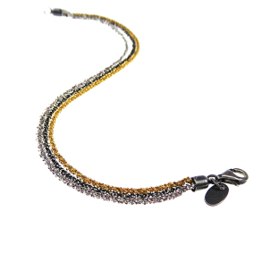 Armbnd eller Halskde - 3 rkket DiamondCut & 3 farvet