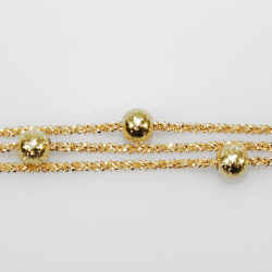 Armbnd eller Halskde - 3 rk. med 3 stk Magic Beads-6mm