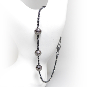 Armbnd eller Halskde m. 3 stk Magic Beads -6mm