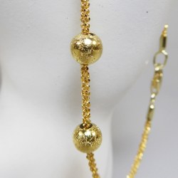 Arm - Halskde m. 3 stk Magic Beads-6mm