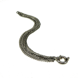 Armbnd &amp; Halskde - 8 rkket m.Multifunktioner-Sort &amp; Rhodineret 