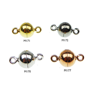 Magnetls - 10mm - Sterlingslv/925 - glat